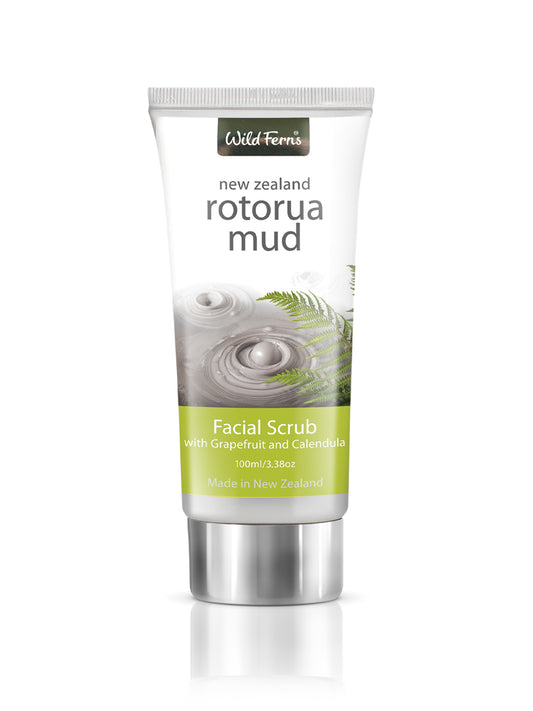 Rotorua Mud Facial Scrub with Grapefruit & Calendula, 100ml