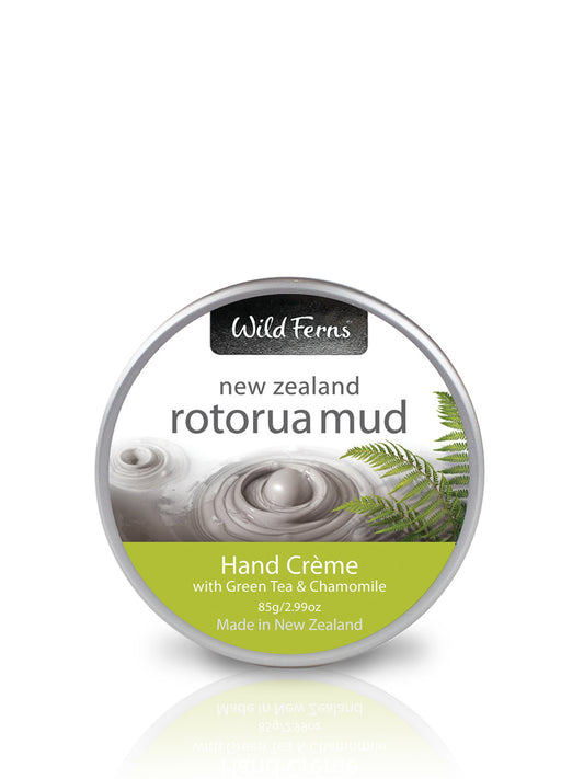 Rotorua Mud Hand Crème with Green Tea & Chamomile, 85g