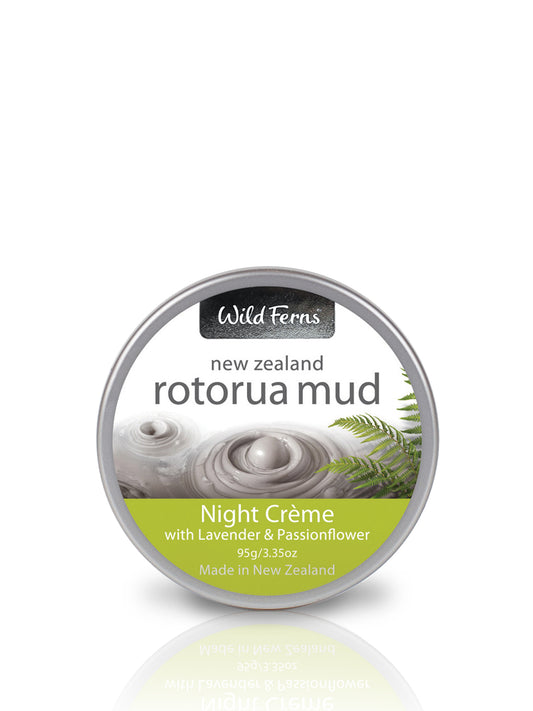 Rotorua Mud Night Crème with Lavender & Passionflower, 95ml