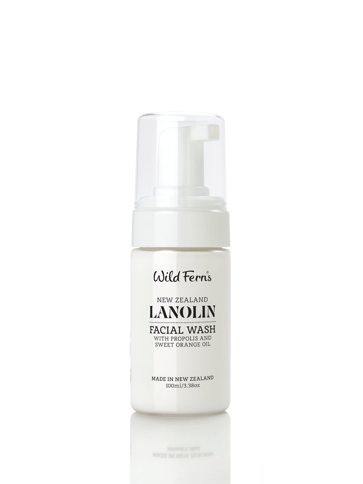 Wild Ferns Lanolin Facial Wash with Propolis and Sweet Orange, 100ml - Main Image