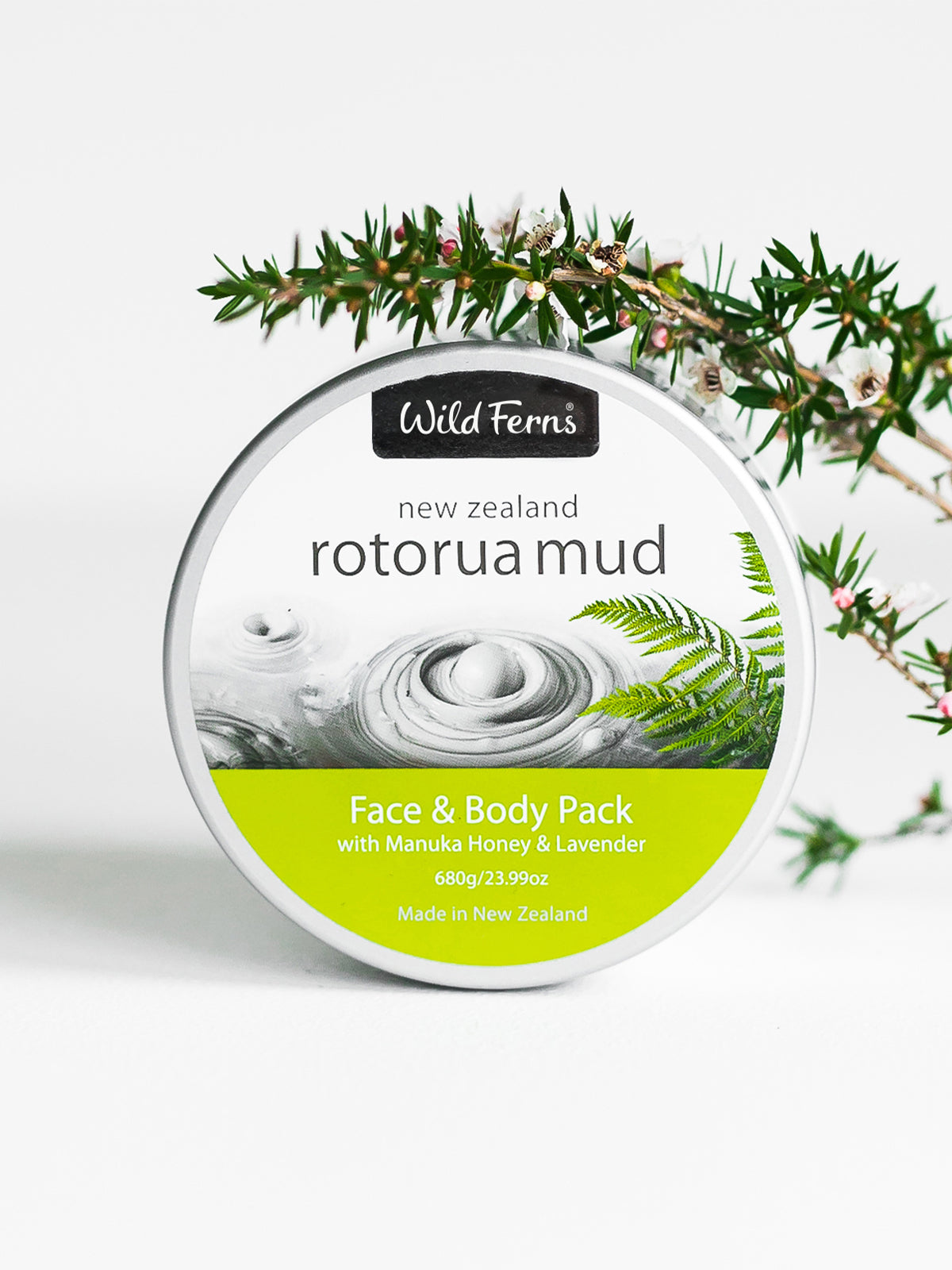 Rotorua Mud Face & Body Pack with Manuka Honey & Lavender, 650g