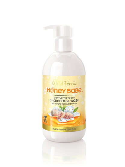 Honey Babe Gentle "No Tears" Shampoo and Wash, 300ml - Main Image