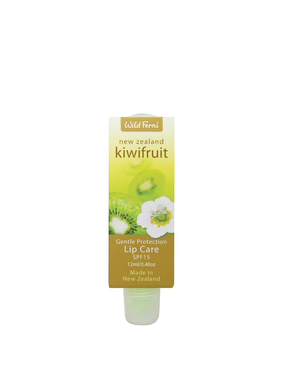 Wild Ferns Kiwifruit Gentle Protection Lip Care SPF15, 12ml - Main Image