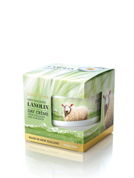 Lanolin Day Crème with Collagen and Placenta, 100g