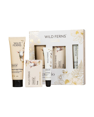 Wild Ferns Lanolin Pamper Trio Gift Box