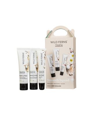 Wild Ferns Lanolin Smooth Squad Mini Body Gift Set