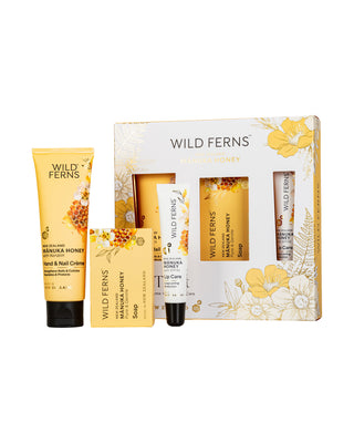 Wild Ferns Mānuka Honey Trio Treat Gift Box