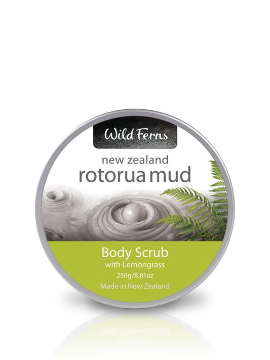 Rotorua Mud Body Scrub with Lemongrass, 250g