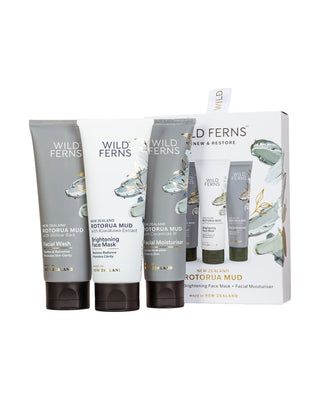 Wild Ferns Rotorua Mud Renew & Restore Gift Set