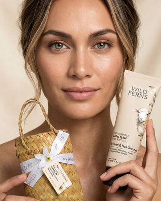 Lanolin Woven Basket Gift Set