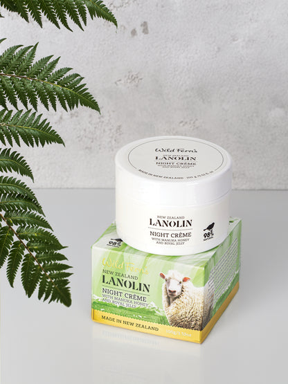 Wild Ferns Lanolin Night Cream with Manuka Honey and Royal Jelly - Lifestyle