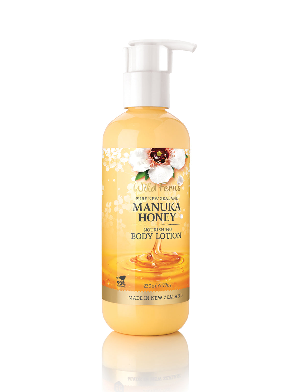 Wild Ferns Manuka Honey Nourishing Body Lotion, 230ml - Main Image