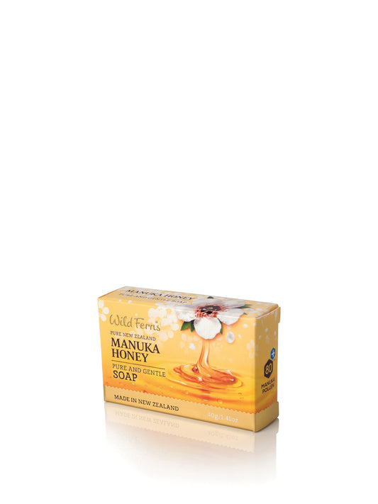Wild Ferns Manuka Honey Pure & Gentle Guest Soap 40g - Main Image