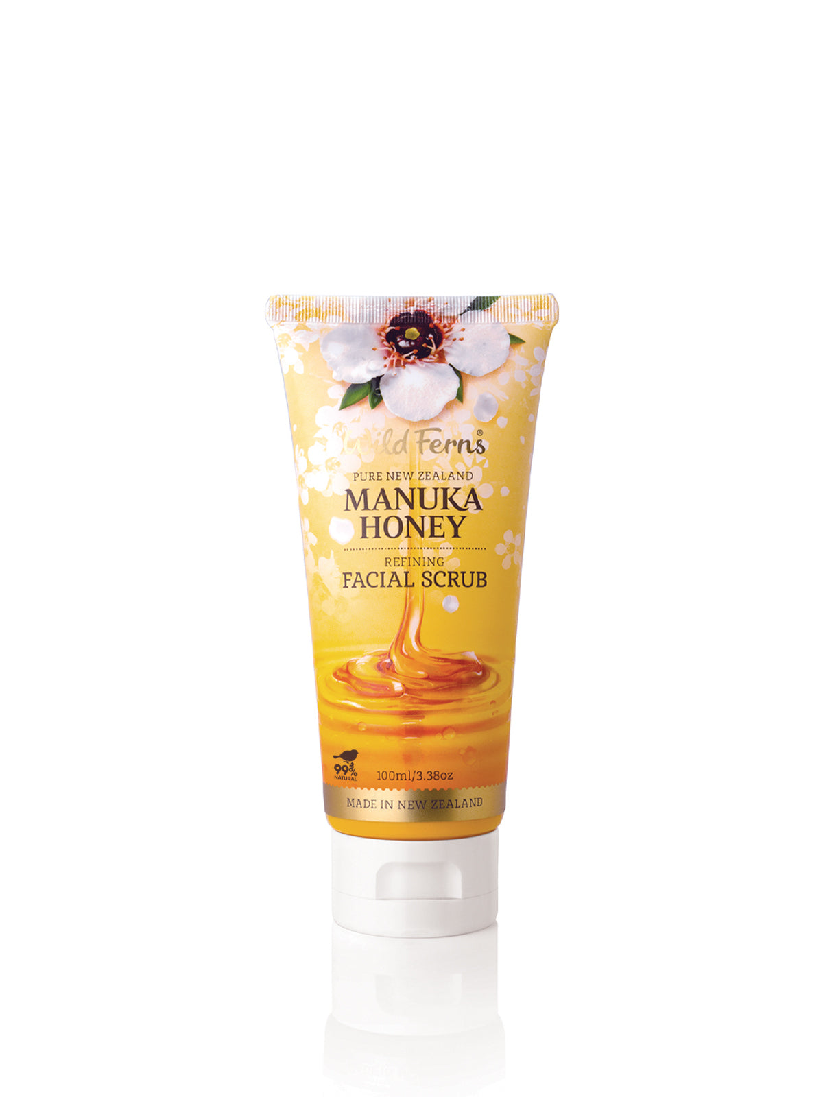 Wild Ferns Manuka Honey Refining Facial Scrub, 100ml - Main Image