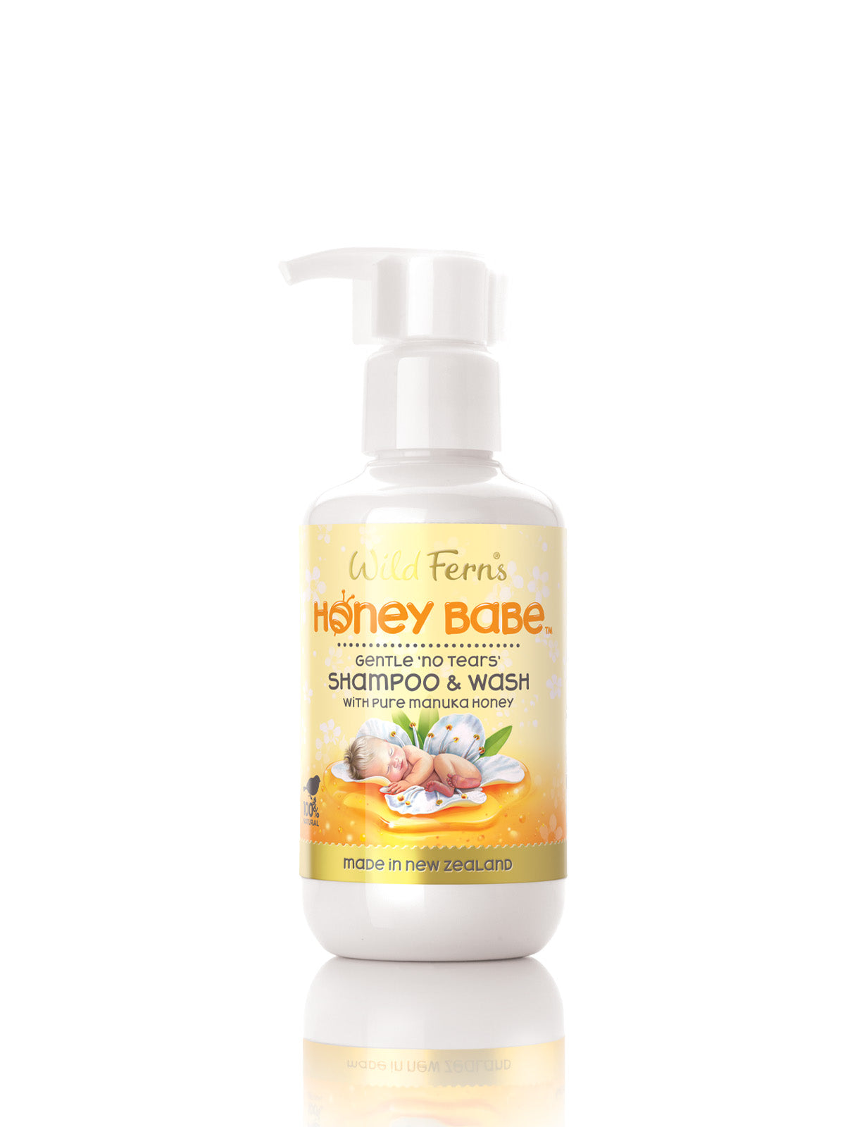 Honey Babe Gentle "No Tears" Shampoo and Wash, 140ml