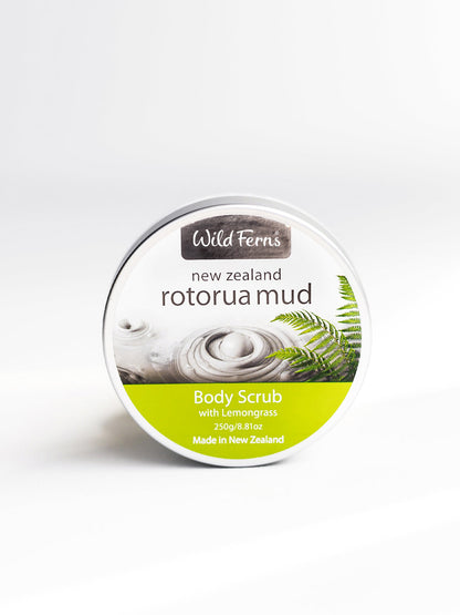 Rotorua Mud Body Scrub with Lemongrass, 250g