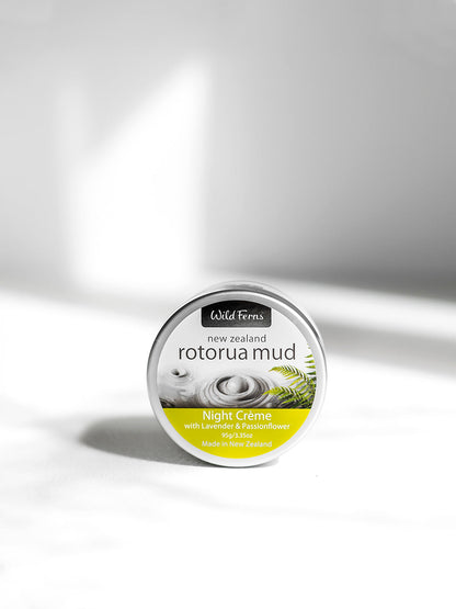 Rotorua Mud Night Crème with Lavender & Passionflower, 95ml