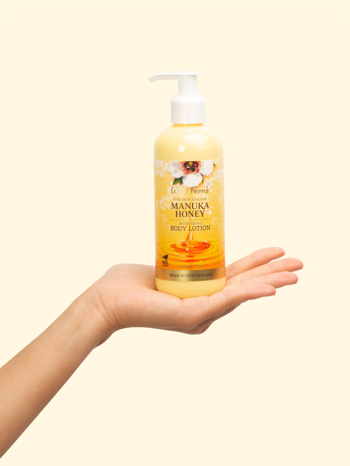 Wild Ferns Manuka Honey Nourishing Body Lotion, 230ml Hand